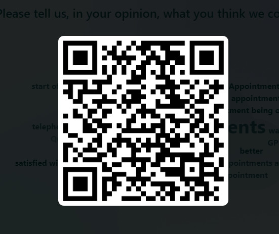 Feedback QR code.